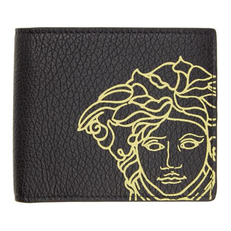 versace medusa black bifold wallet|Versace Medusa.